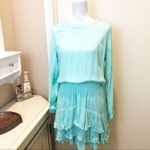 •NWT Ella Moss Green Long Sleeve Dress•